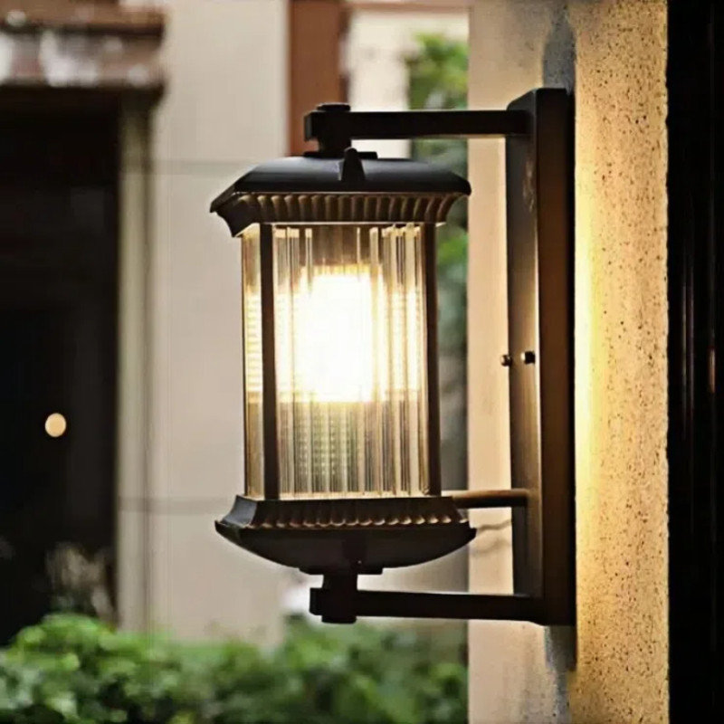 Vintage Luminária Externa De Parede Luminária De Jardim/Corredor /Varanda