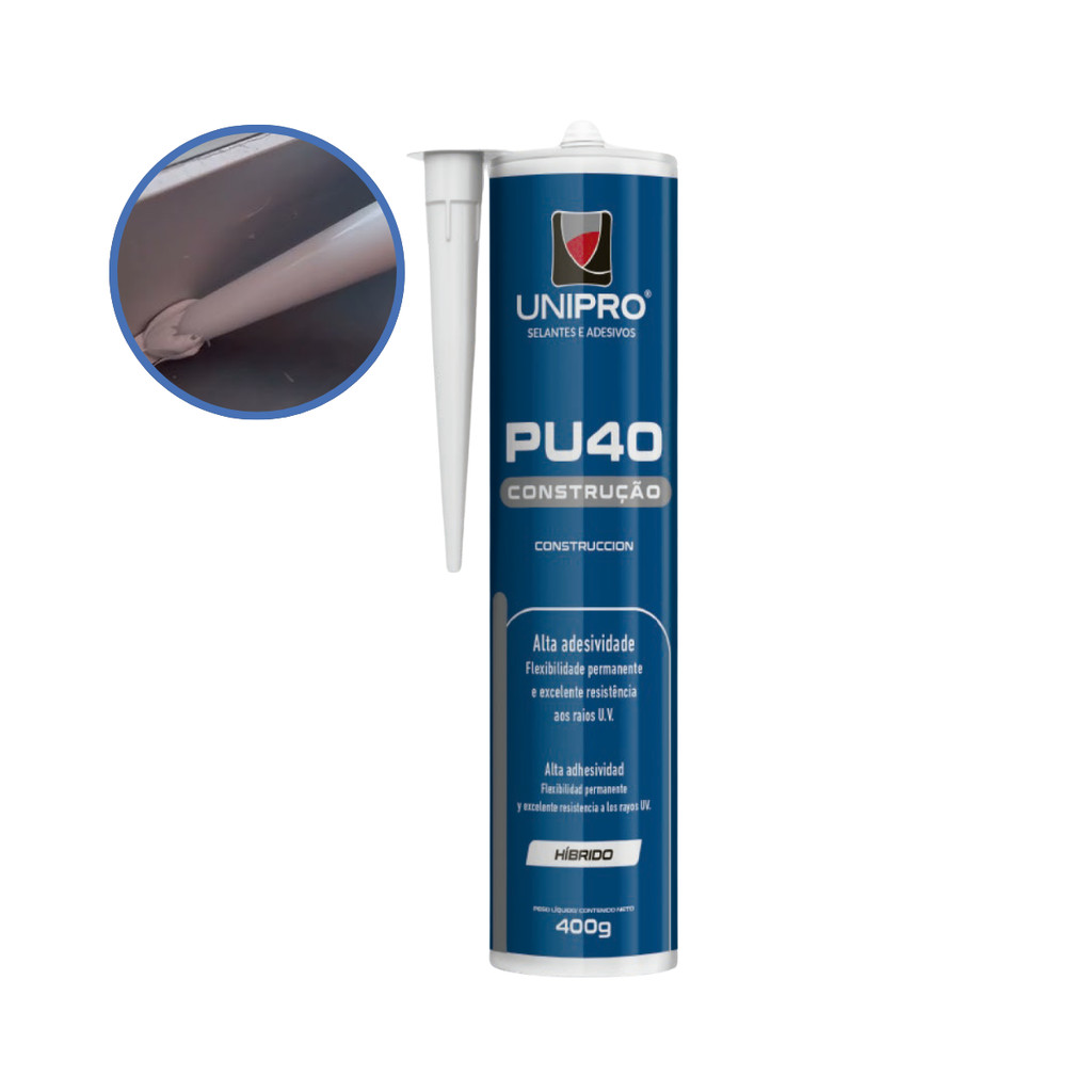 Selante PU40 Unipro 400g Construção Secagem Rápida em Oferta na Shopee