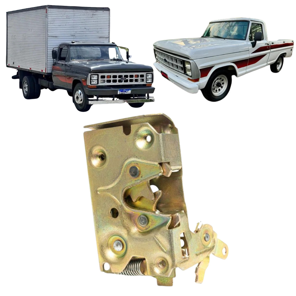 Fechadura Mecânica Ford F1000 F4000 F12000 F14000 Porta Lado Esquerdo Dianteira 1992 Até 1998
