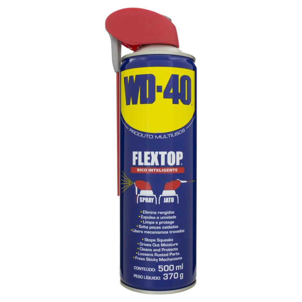Lubrificante Flex Top WD-40 Spray Multiuso 500ml em Oferta na Shopee