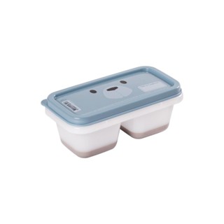 Pote Porta Papinha 2 Divisórias Bear Azul Plasútil em Oferta na Shopee