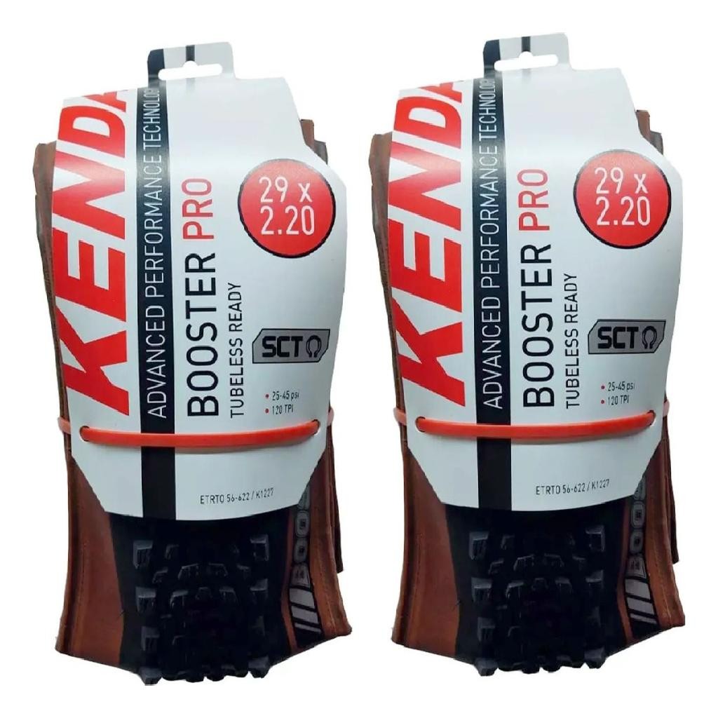 Par De Pneu Mtb Kenda Booster Pro Sct 29x2.20 120tpi Tbl Mar em Oferta na Shopee