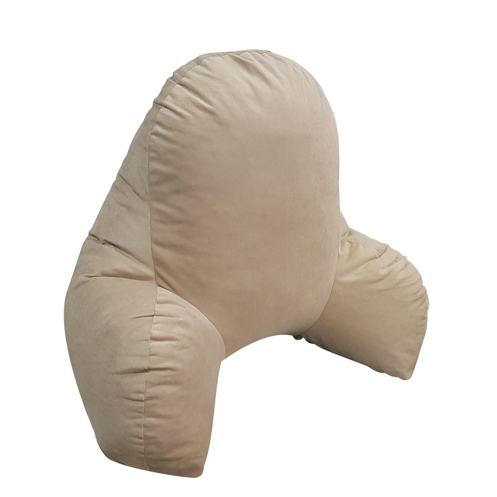 Encosto Dino Veludo Bege (50x60x75) em Oferta na Shopee