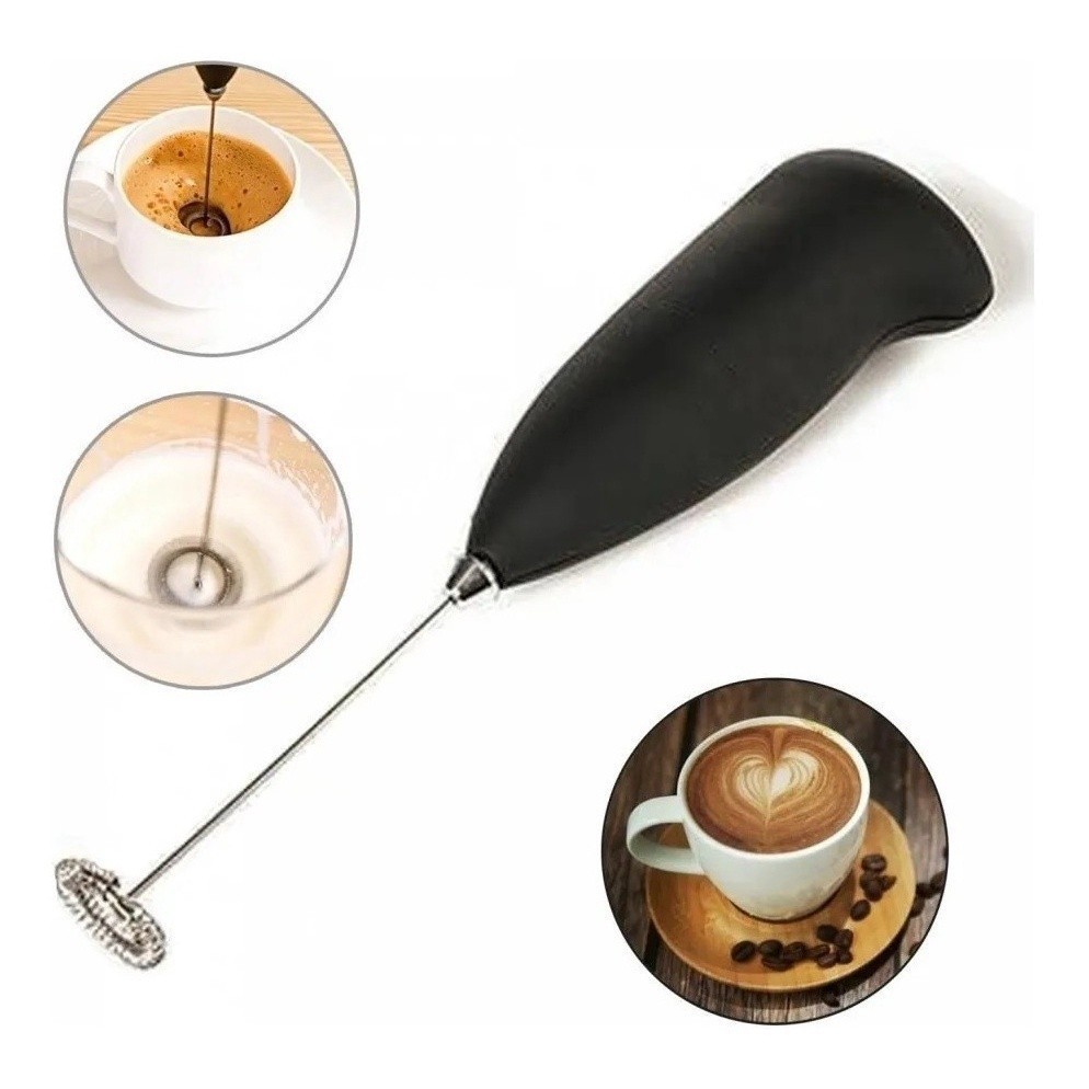 Imagem Mini Misturador Batedor Mixer Elétrico Para Claras de Ovos Leite Café Cores Sortidas Utensílios de Cozinha Pilha