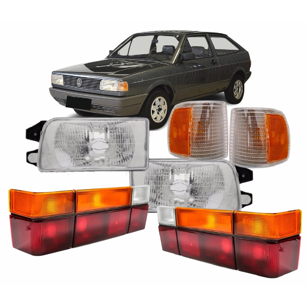 Farol + Lanterna + Pisca Gol Quadrado 91 92 93 94 95 96 CL GL CLI GLI GTI - 1.6 / 1.8 / 2.0 /1000