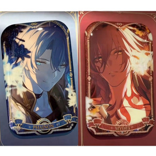 2 Pçs/Set Jogo Pin Phainon Mydei Retângulo Crachá Roupas Joias Presente De Dia Dos Namorados em Oferta na Shopee