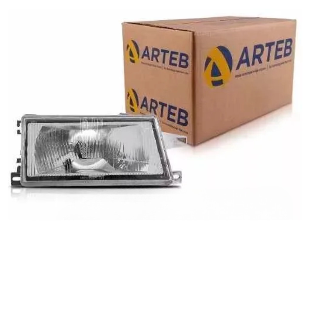 Detalhes do Farol Direito Arteb Fiat Uno Mille Smart Elba Fiorino Premio Duna 1991 1992 1993 1994 1995 1996