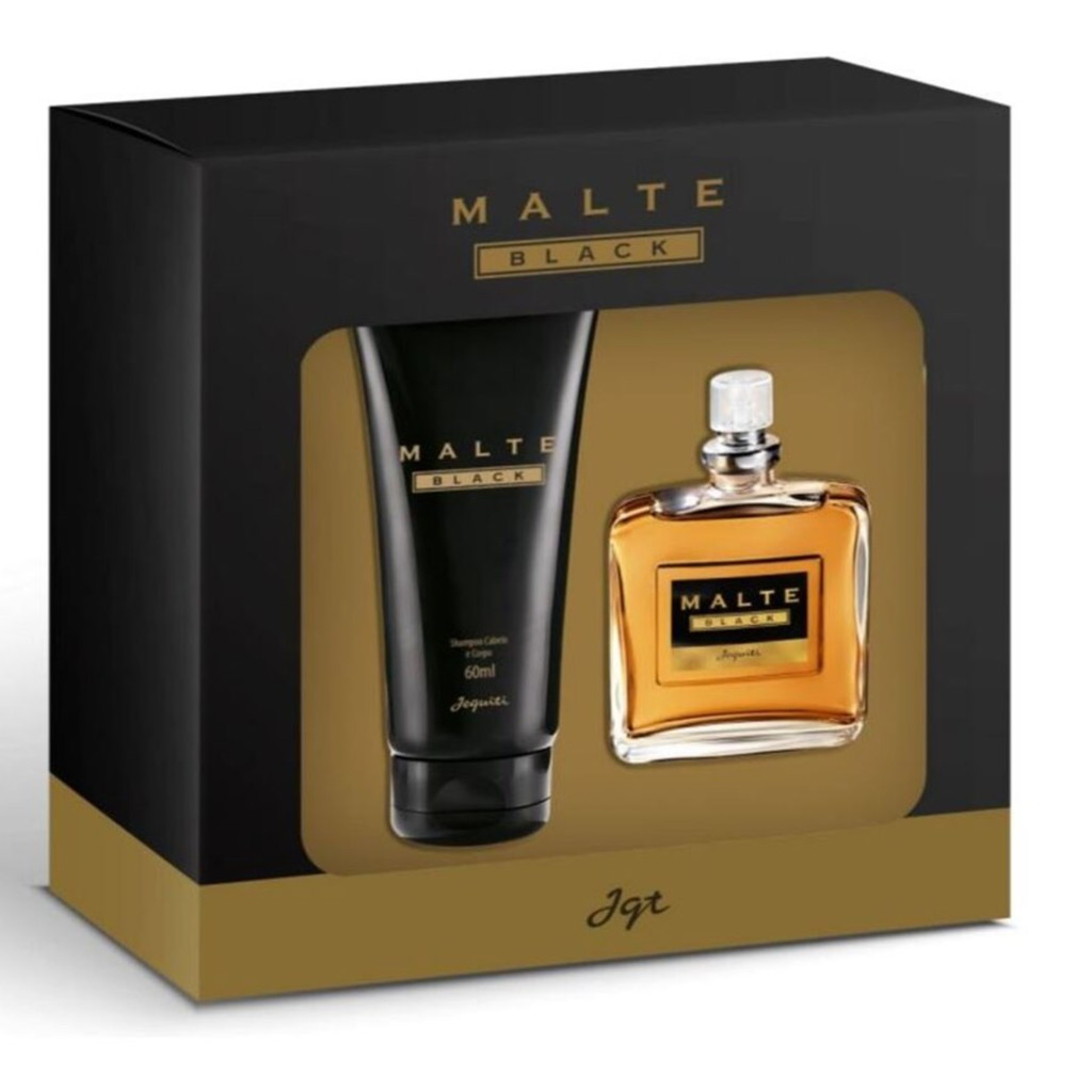Kit Malte Black Colônia ( Perfume 25ml + Sh 2 em 1 60ml ) - Jequiti em Oferta na Shopee