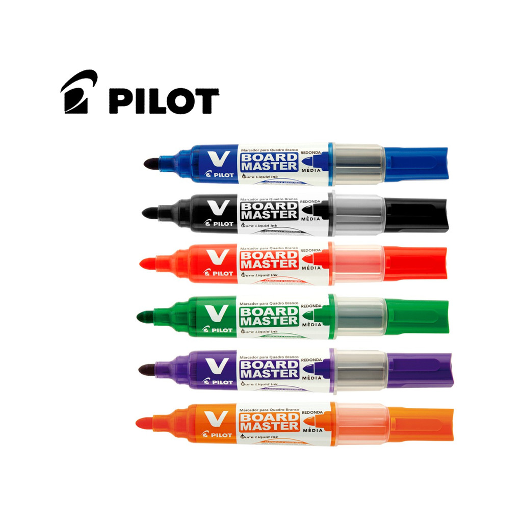 Pincel Para Quadro Branco PILOTO Recarregável - Varias Cores em Oferta na Shopee