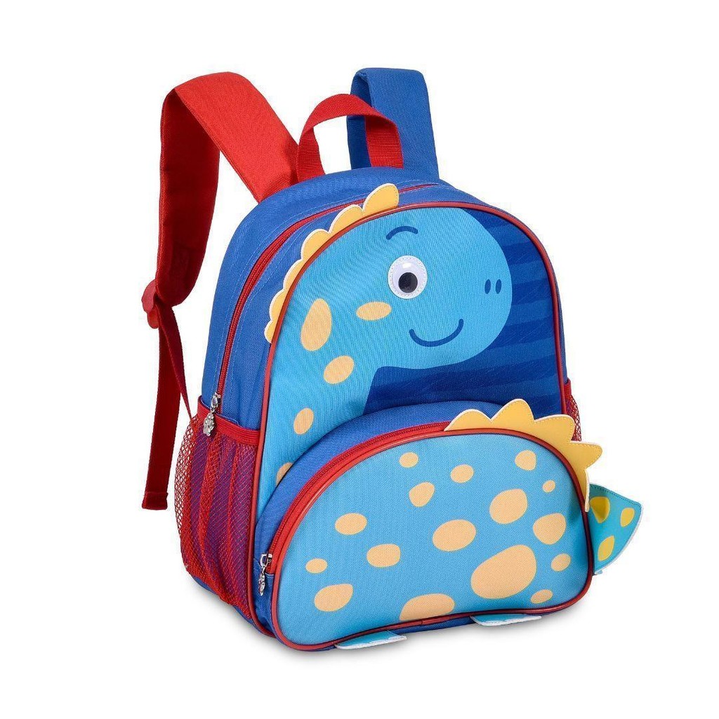 Mochila De costas Dinossauro Azul Clio Pets 13 CP24509D