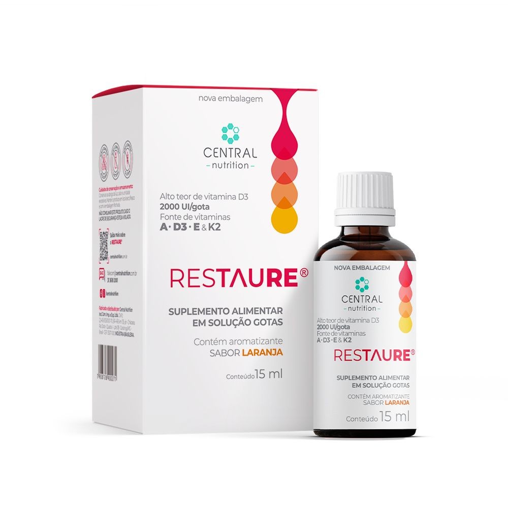 Restaure Central Nutrition 15ml- Vitamina A- D3- E- K2
