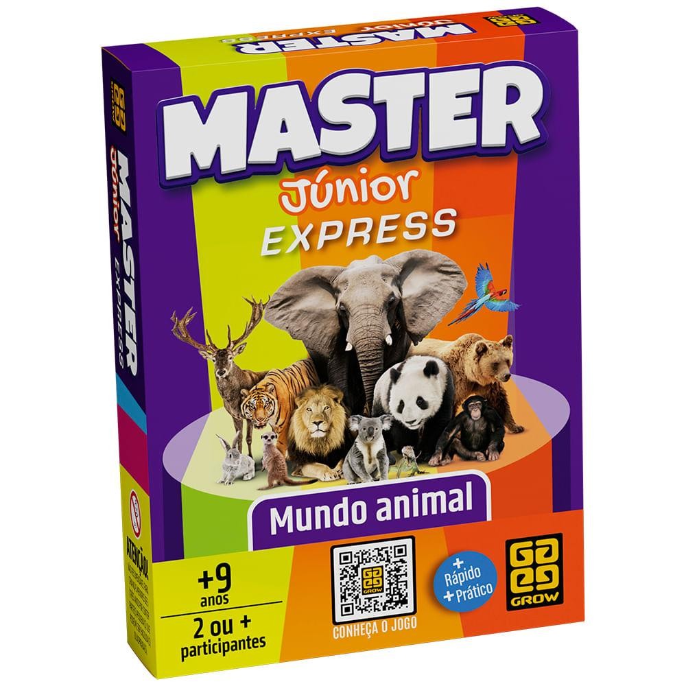 Jogo Master Júnior Express - Mundo Animal em Oferta na Shopee