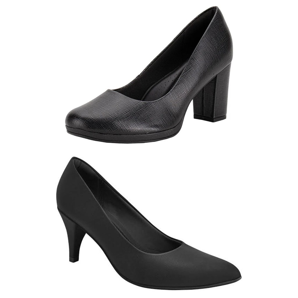 SAPATO SCARPIN PICCADILLY ORTOPÉDICO CONFORT PLUS