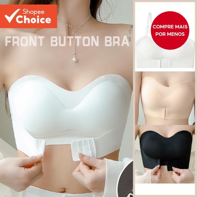 Japão Suporte De Peito Sutiã Sem Alças Feminino Fino Antiderrapante Tubo Superior Invisível Sexy Push Up