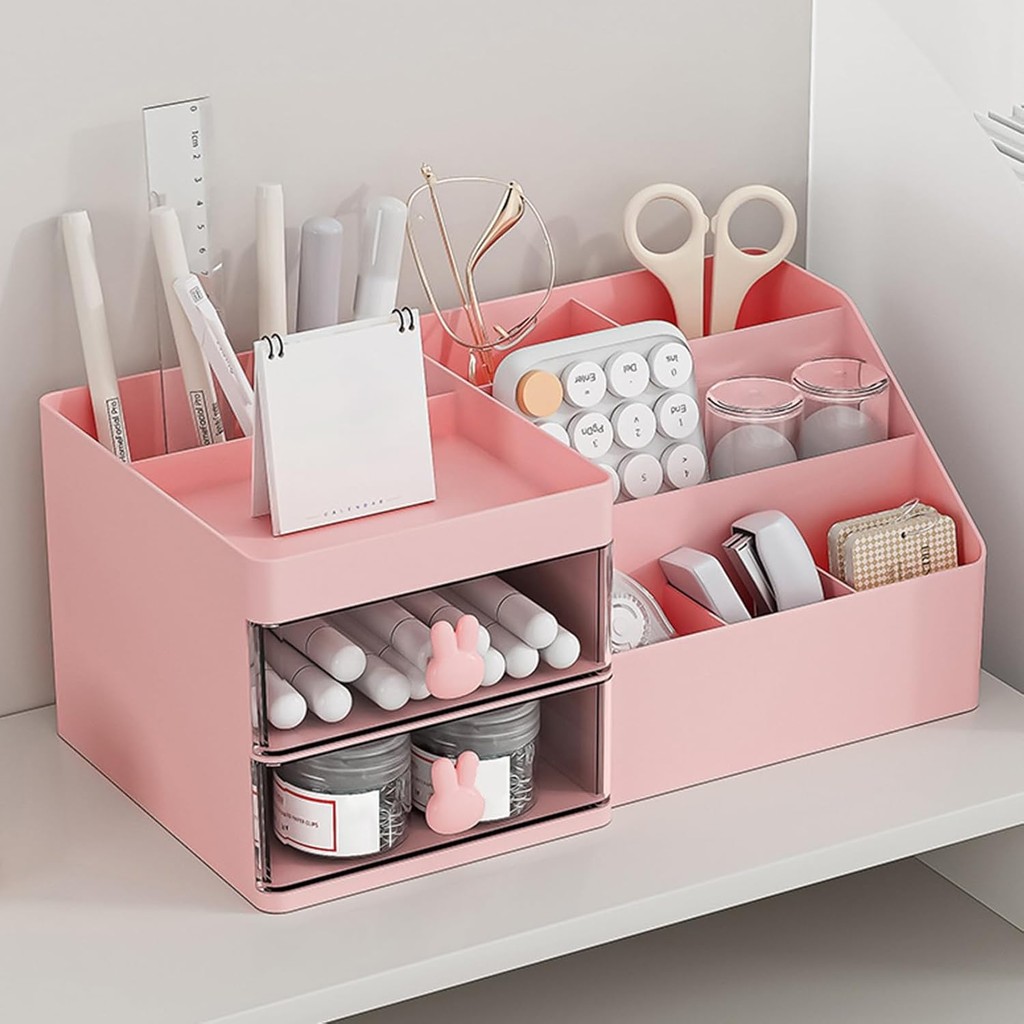 Organizador de mesa vários compartimentos