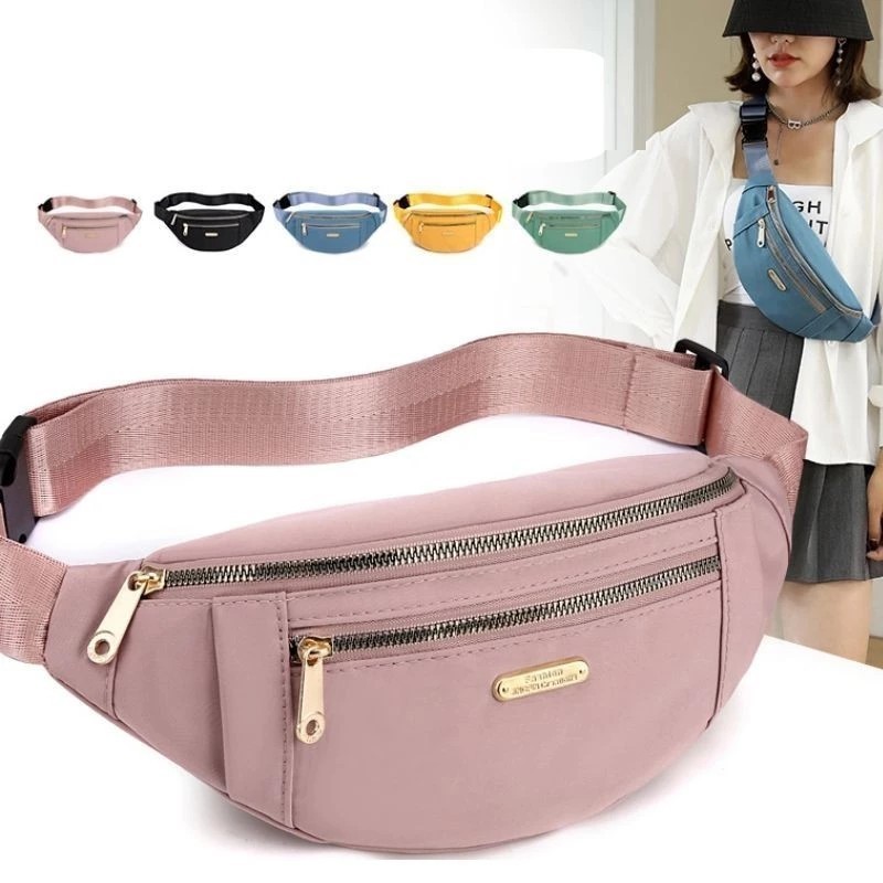 Bolsa À Prova D'água Para O Peito Da Cintura Feminina Mensageiro De Lona De Corpo Cruzado Estilo Coreano D'água em Oferta na Shopee