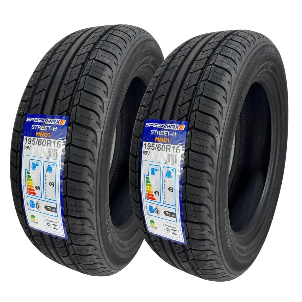 Detalhes do KIT 02 PNEUS 195/60R16 89V STREET-H MH01 SPEEDMAX ARO 16 FIAT PULSE BYD DOLPHIN PLUS SANDERO STEPWAY
