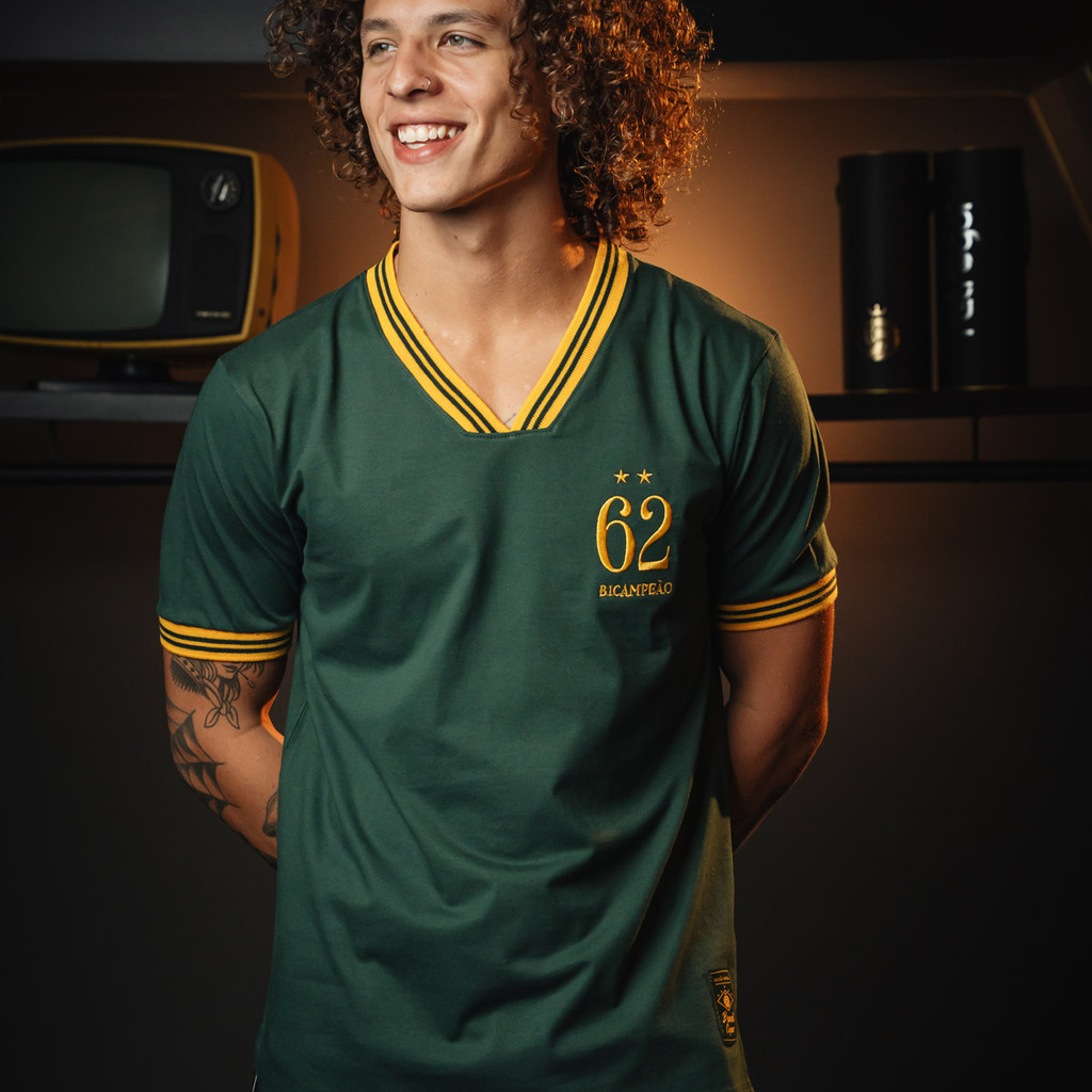 Camisa Brasil Retrô 1962 Verde Masculina Oficial