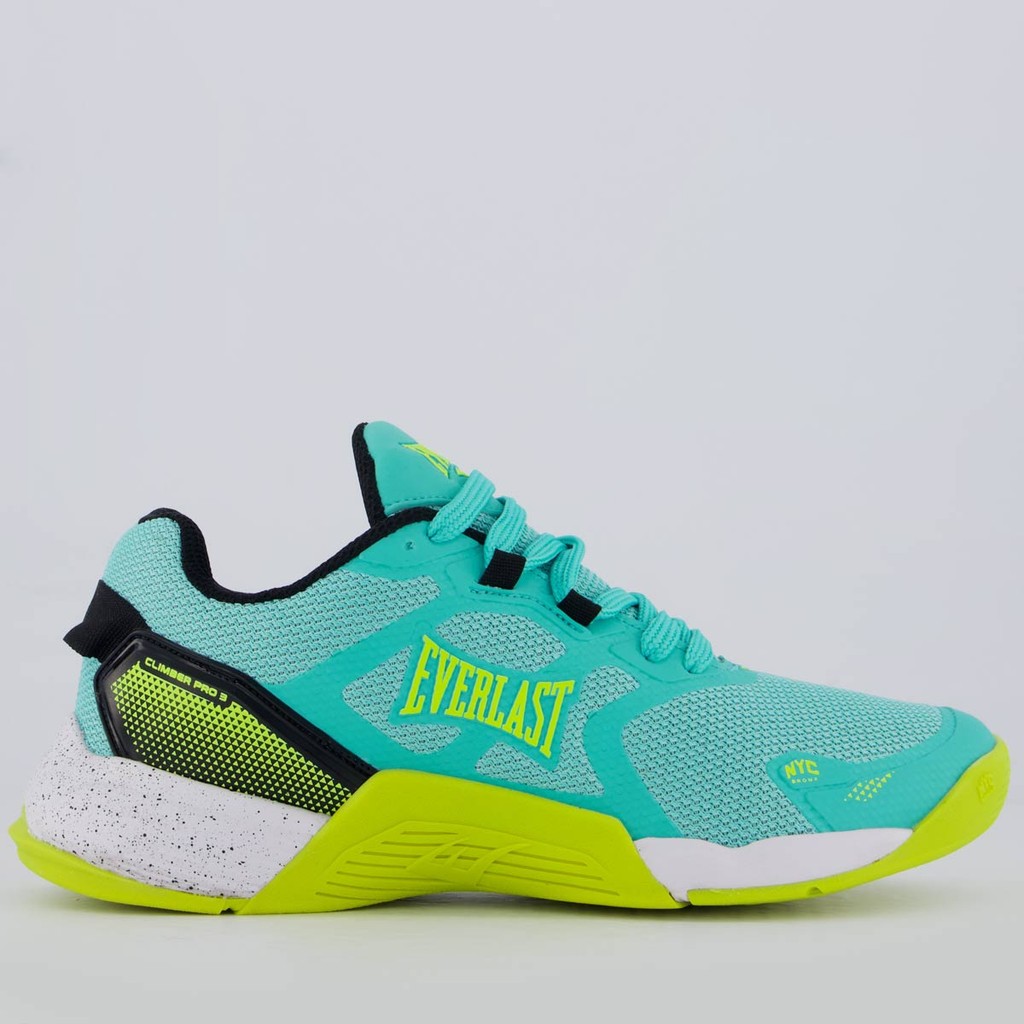 Tênis Everlast Climber Pro 3 Feminino Verde e Amarelo