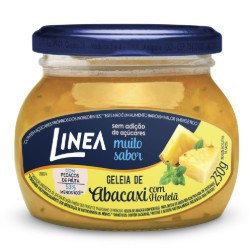 Geleia de Abacaxi com Hortelã Zero 230g LINEA em Oferta na Shopee