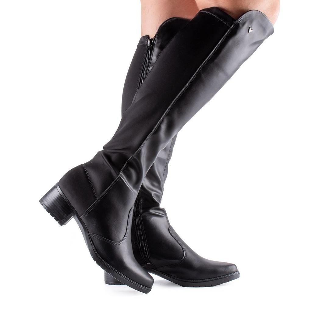 Bota Cano Longo Salto Tratorado - Comprar com Melhor Preço em Botas