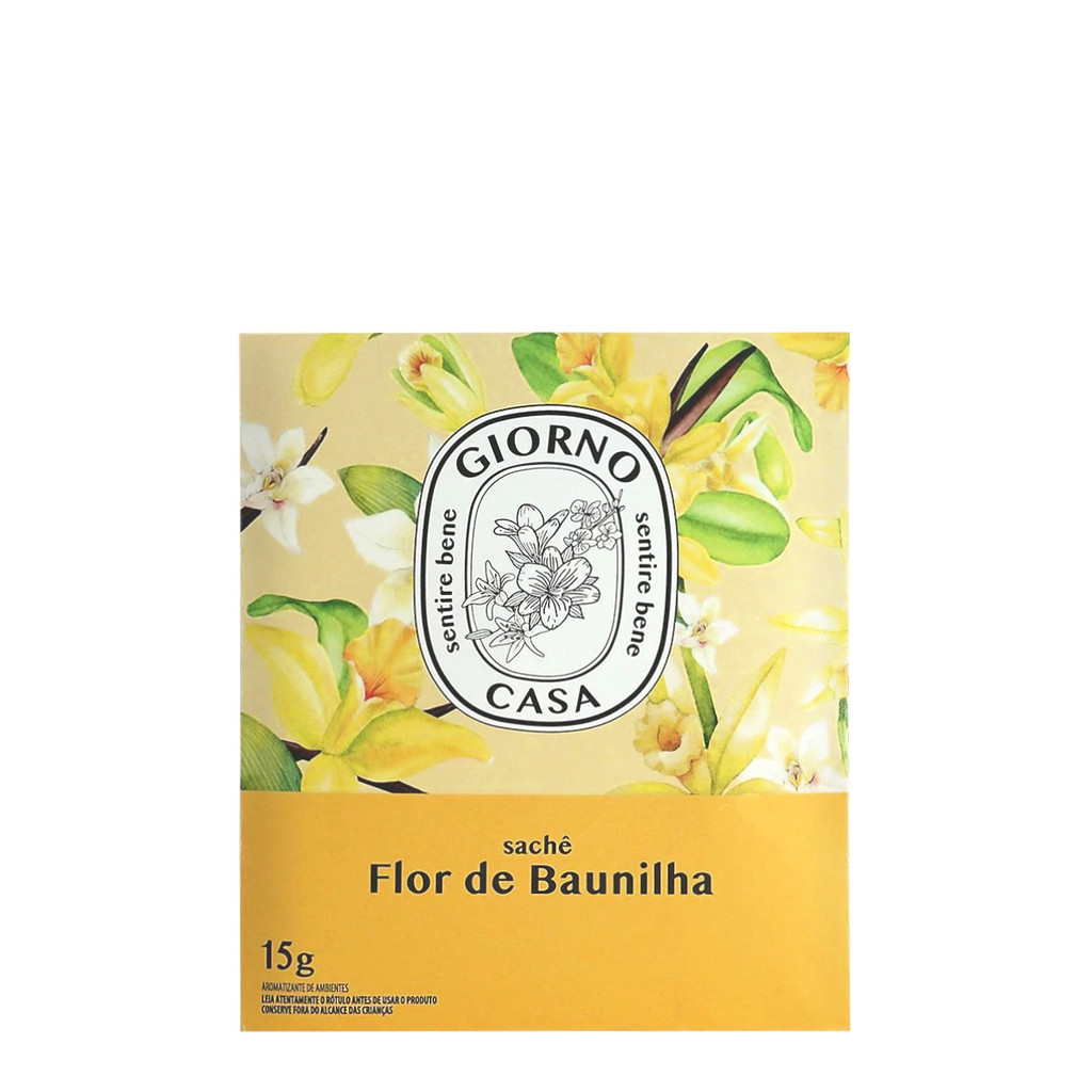 Giorno Casa Flor de Baunilha - Sache Perfumado 15g em Oferta na Shopee