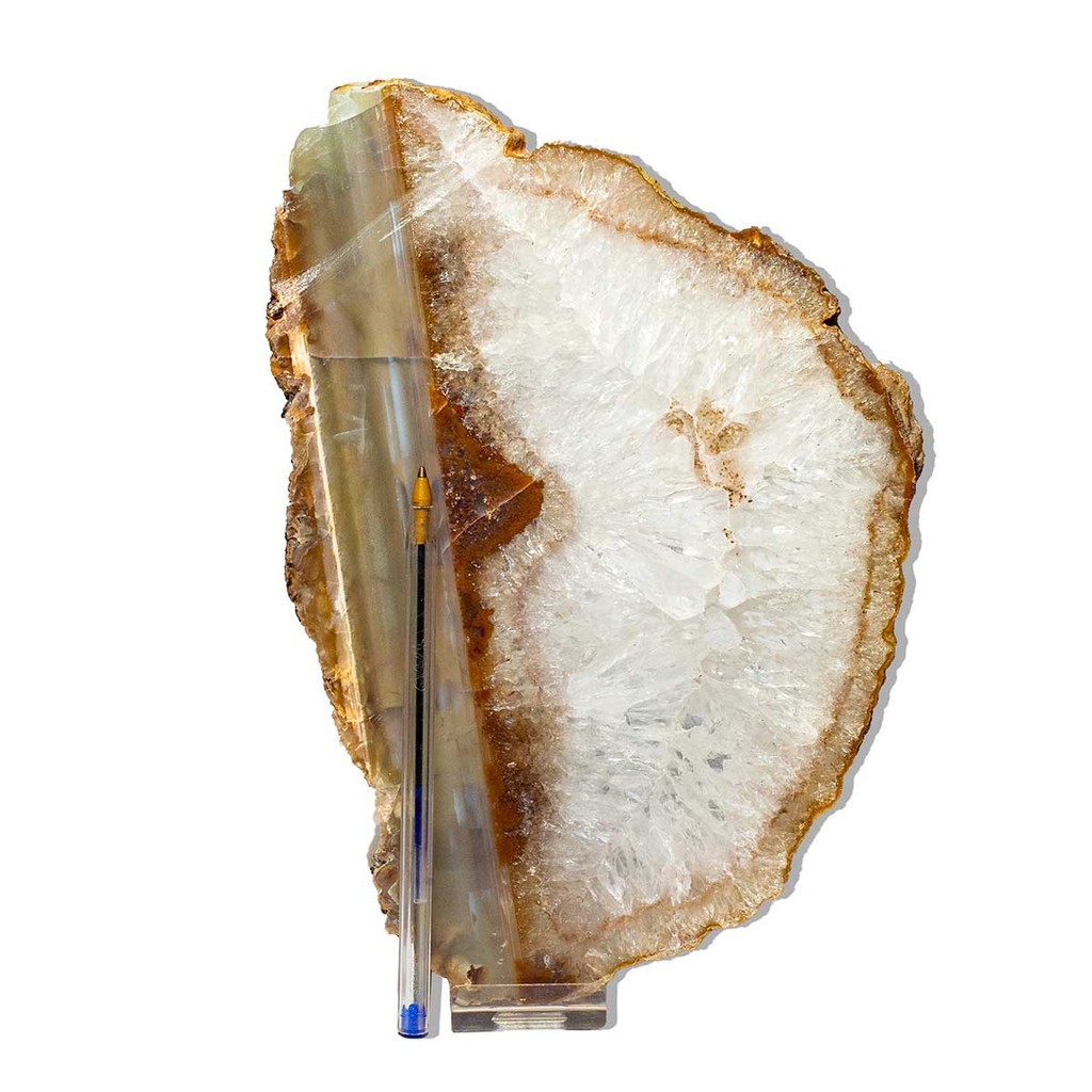 Porta Frios Chapa de Ágata Natural Grande 572g 24cm Classe A