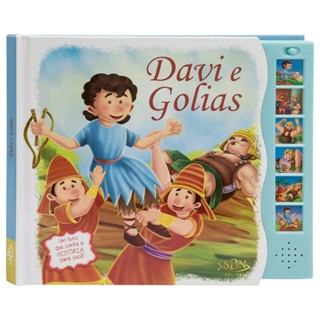 Livro Sonoro | Histórias da Bíblia: Davi e Golias em Oferta na Shopee