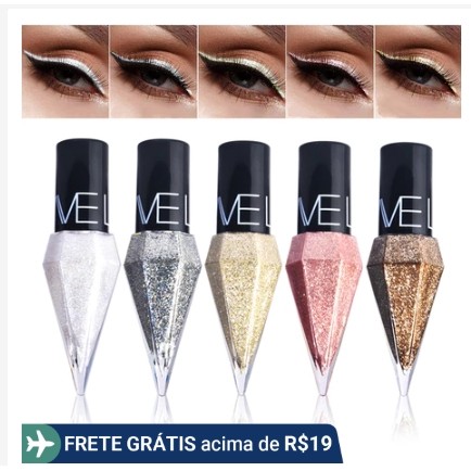 Delineador líquido brilhante Pearl Diamond de secagem rápida, não é fácil de borrar em Oferta na Shopee
