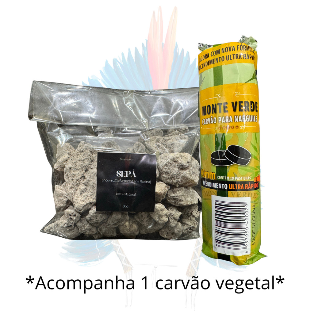 Sepá Defumador / Incenso Resina Extraído da Amazônia Envio Imediato!