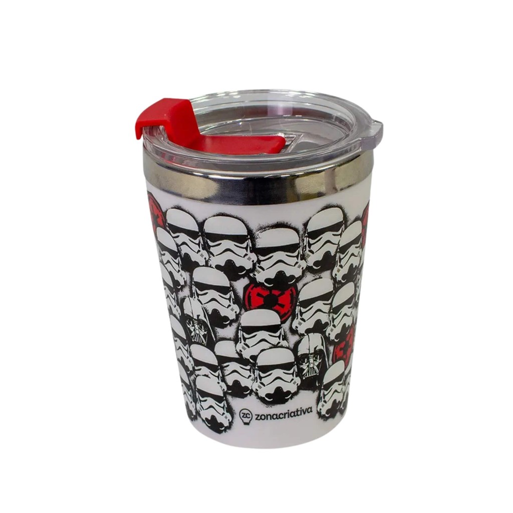 Copo Térmico 300ml Star Wars Darkside Inox com Tampa – Zona Criativa 10026015