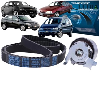 Kit Correia Dentada para GM Chevrolet Astra / Zafira / Kadett / Monza / Vectra / Omega - 1.8 2.0 8V (Dayco KTB254) em Oferta na Shopee
