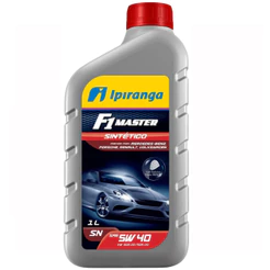 Óleo Lubrificante do Motor Ipiranga F1 Master 5W40 100% Sintético API SN 1L