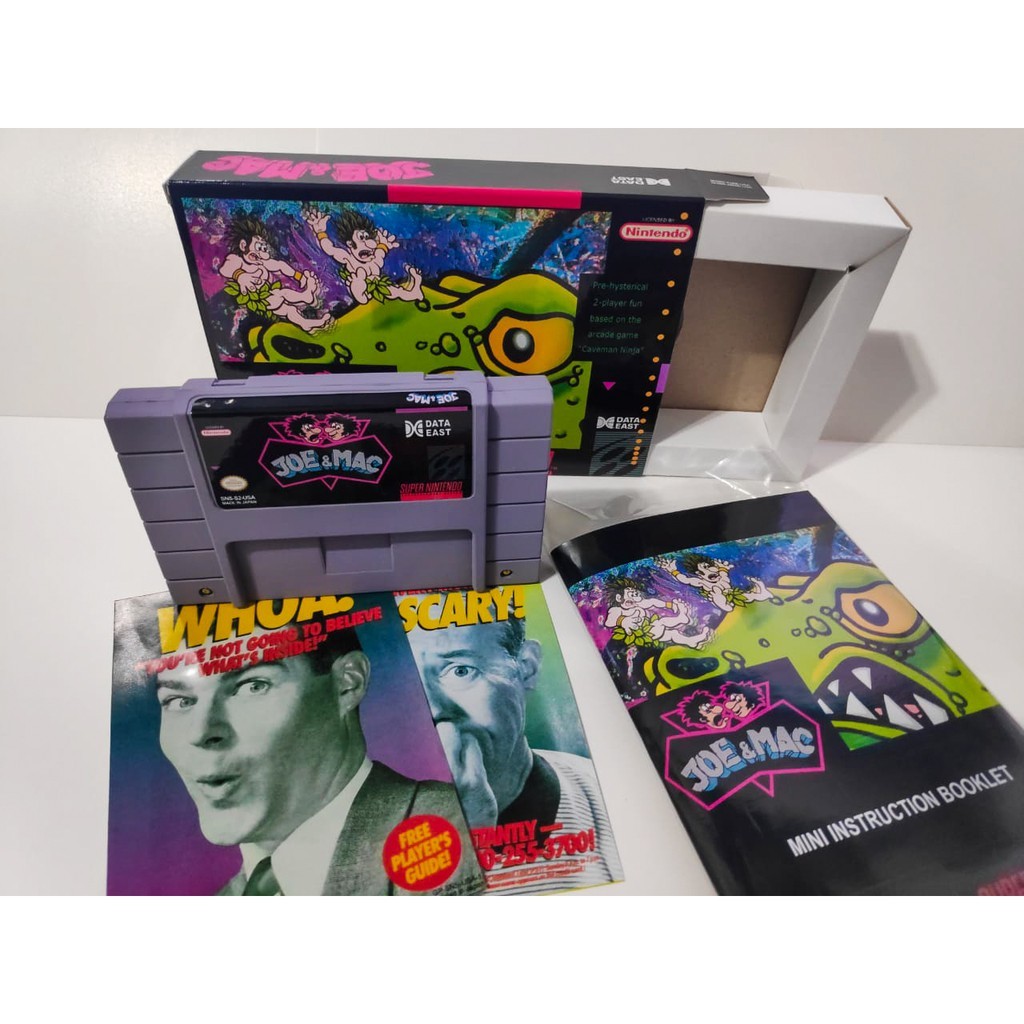 Joe e Mac com caixa e mini manual/poster lacrado