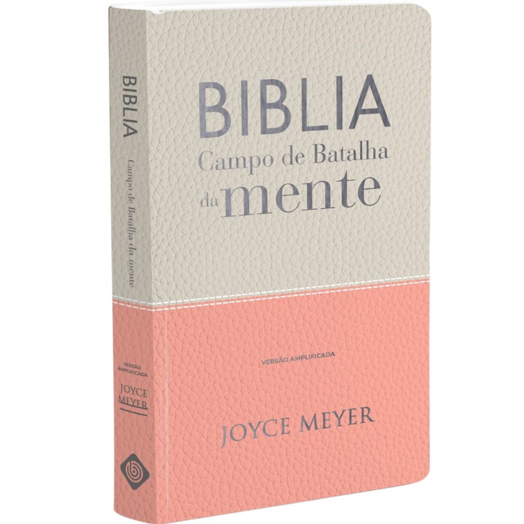 Bíblia Sagrada Campo de Batalha da Mente | Versão Amplificada | Joyce Meyer |Capa Luxo Branco e Rosa em Oferta na Shopee