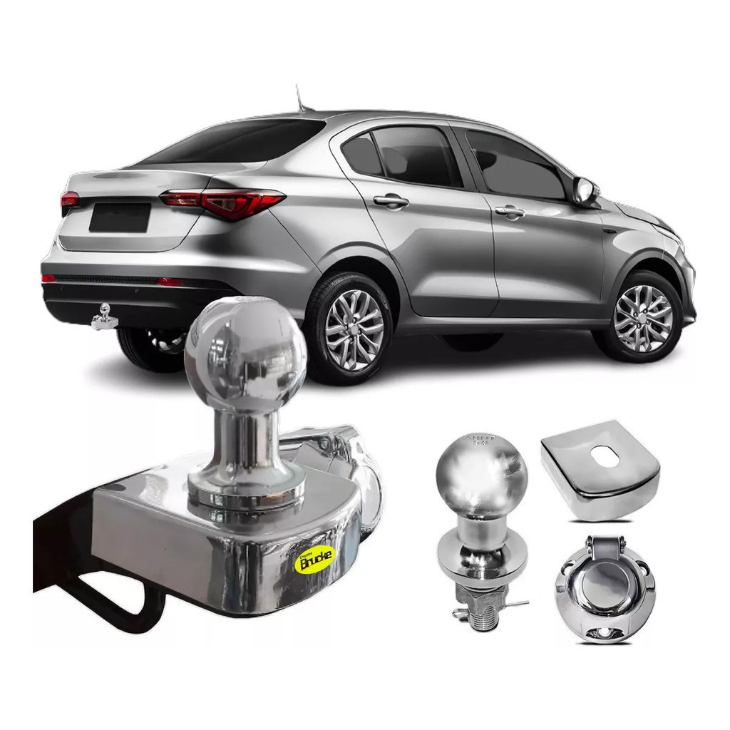 Engate Reboque Tração 700 Kg Fixo Fiat Cronos 2018 Até 2024 Bom tOP
