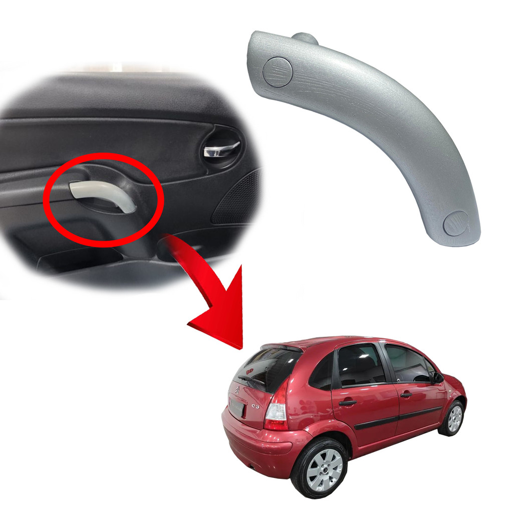Alça Puxador Do Citroen C3 Porta Interna Maçaneta