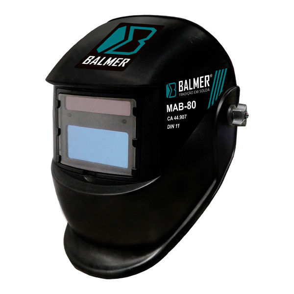 Máscara Automática Balmer MAB 80 com 2 sensores, lente fixa DIN 11 e alta segurança - Home & Living