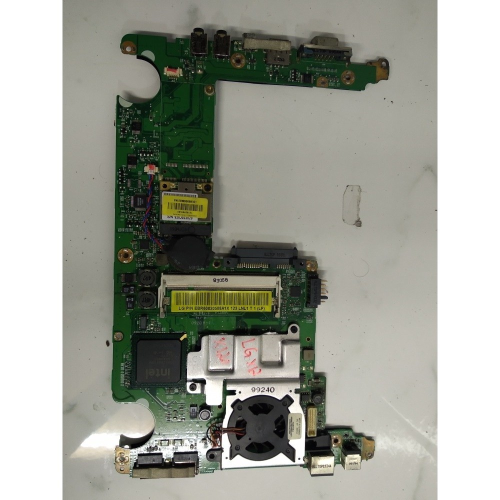 Placa Mãe Notebook LG X120 Cooler Funcionando
