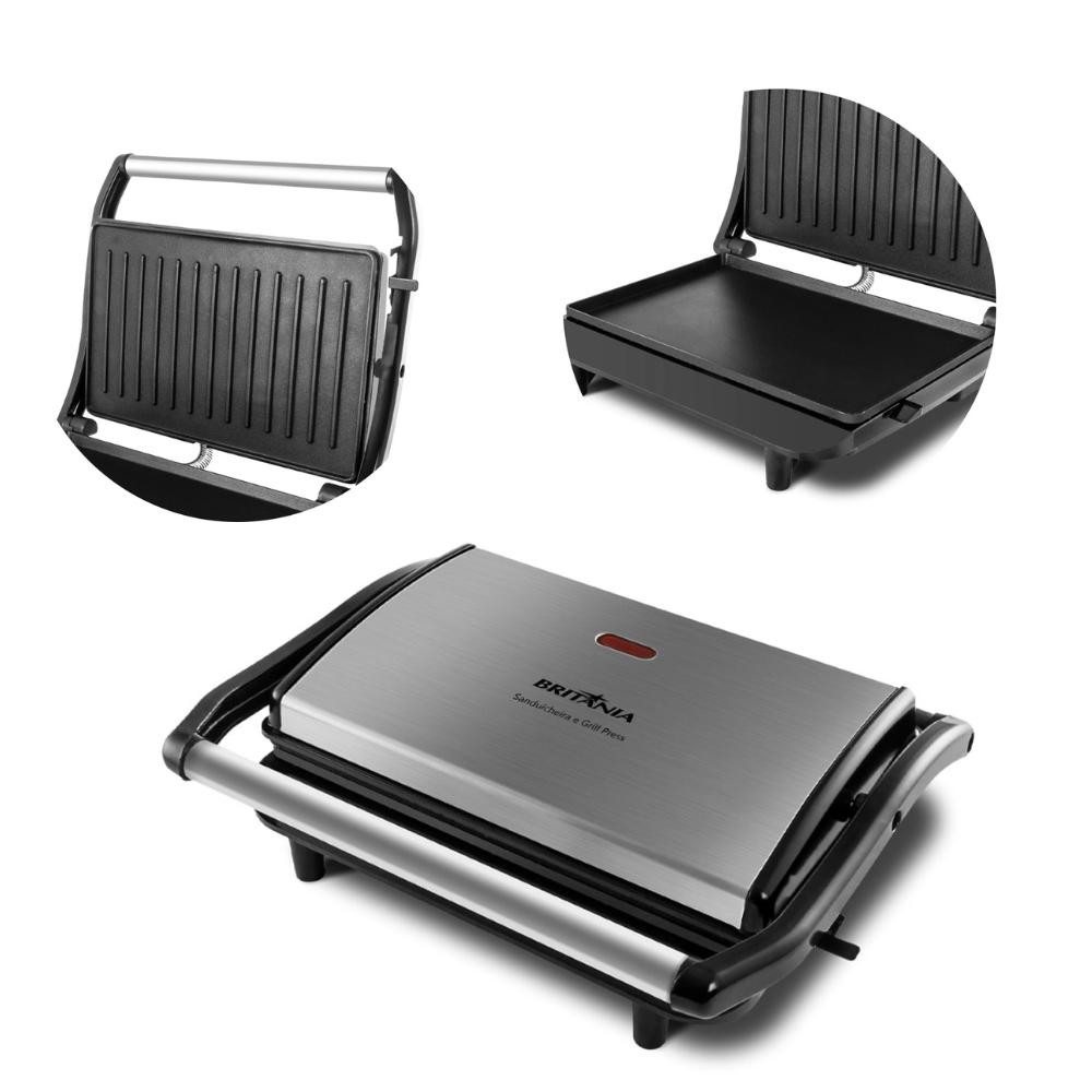 Sanduicheira BGR27I Britânia Antiaderente 220V - Home Appliances