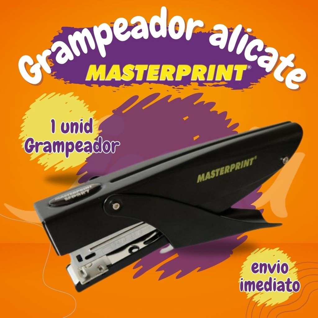 Grampeador Alicate Premium P/ Até 25 Folhas Masterprint em Oferta na Shopee