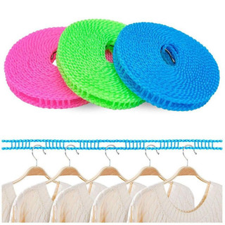 De Varal Corda Para Roupas Nylon Antiderrapante Cabides 3 Metros Ajustável Casa/Varal Retrátil Portátil Antiderrapante