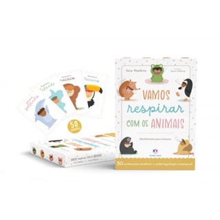 Livro Vamos respirar com os animais em Oferta na Shopee