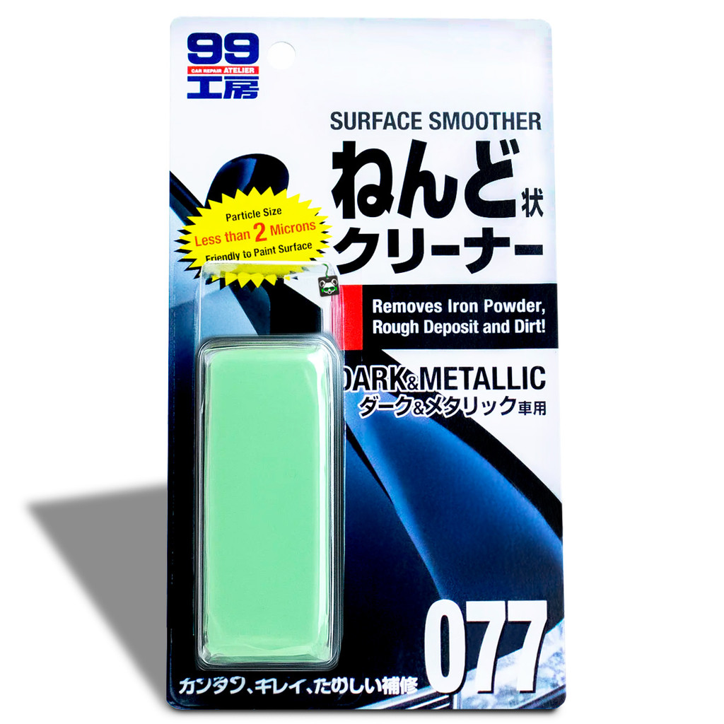 Barra Descontaminante de Pinturas Escuras Clay Bar Dark & Metallic 150g Soft99 em Oferta na Shopee