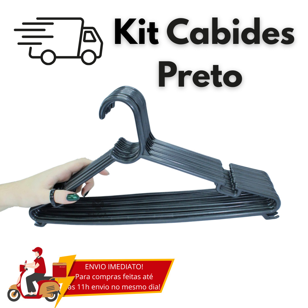 Kit de 20 a 120 Cabides Adulto Combate Envio Imediato Direto do Fabricante Preço Atacado em Oferta na Shopee