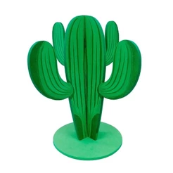 Cacto de Festa Junina 3D em EVA para Decoração de Mesa e Chão de São João Cangaceiro