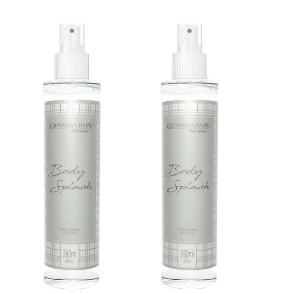 Body Splash Giovanna Baby Blanc Vanilla 260ml kit c/2