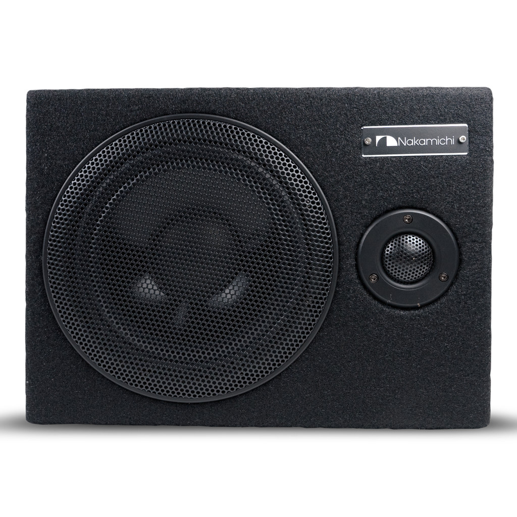 Caixa De Subwoofer Ativa De Madeira 8” 600w 4ohms Nakamichi Nbl252