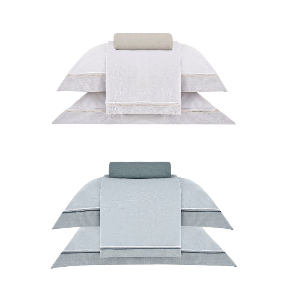 Jogo de Cama Casal Cetim 300 Fios Buddemeyer Vision Otto 100% Algodão Penteado 4 peças em Oferta na Shopee