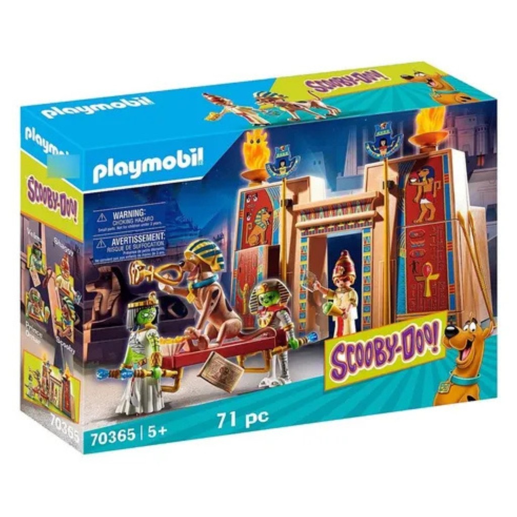 Playmobil 70365 Scooby-doo Aventura Com Monstros No Egito
